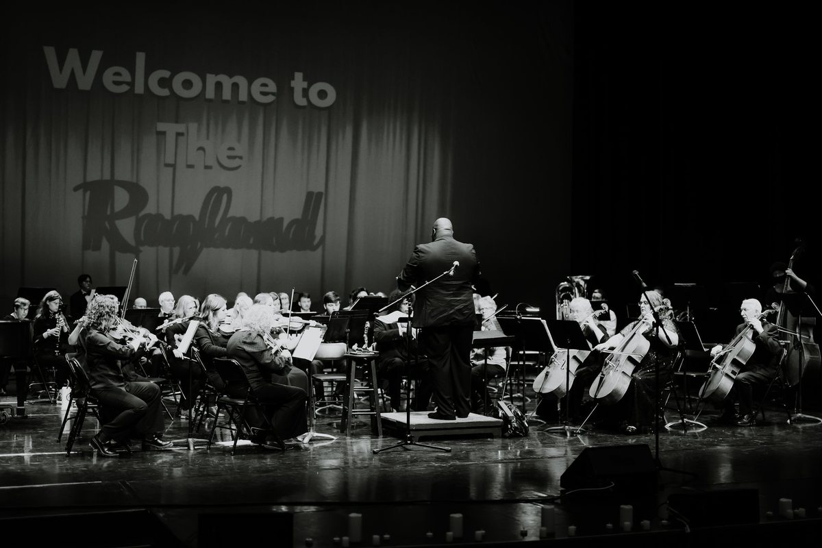 The Klamath Symphony — 40 to 50 musicians representing strings, woodwinds, brass, and percussion, conducted by Christopher Benjamin