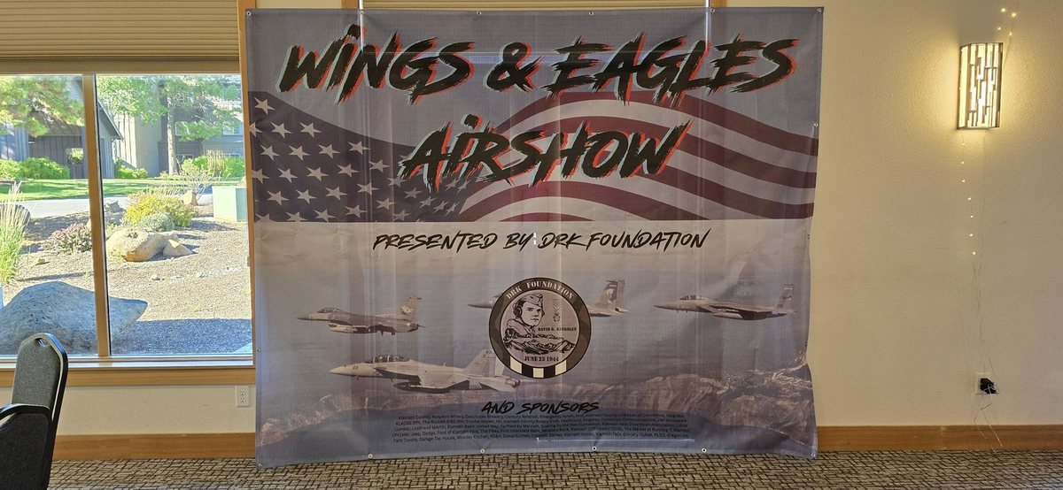 Presented by the David R. Kingsley Foundation, the Wings & Eagles Air Show returns to Kingsley Field July 10–11, 2027. The community campaign kicked off June 6 at the Running Y Resort.