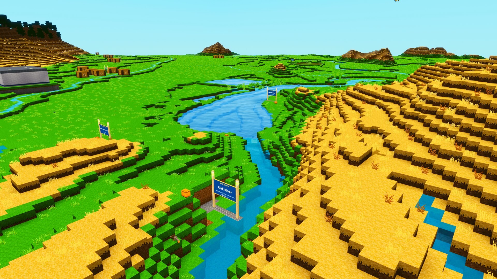 The Link River, with a bald eagle overhead